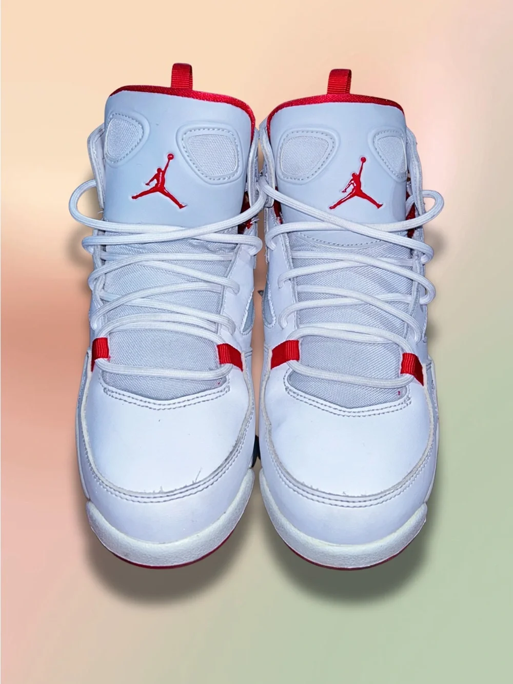 Nike Air Jordan Max Aura 3 GS White Red DM1685-102 Youth 5.5Y Basketball